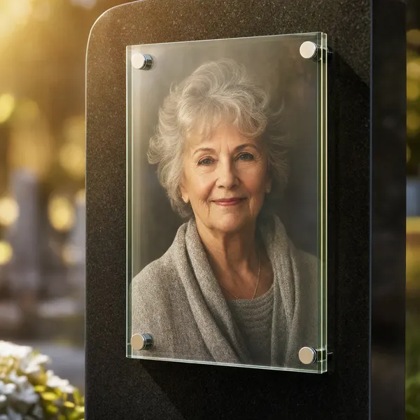 Цветной фотопортрет на стекле триплекс — Прямоугольник — портрет